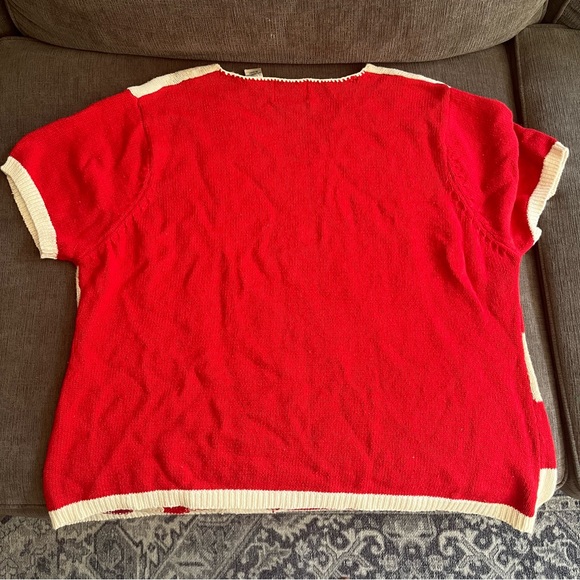 Vintage flower knit sweater - Picture 3 of 4